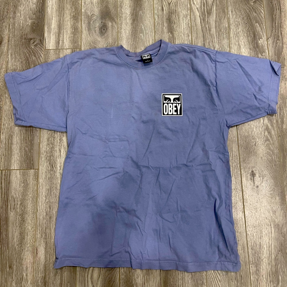 Blue obey t-shirt